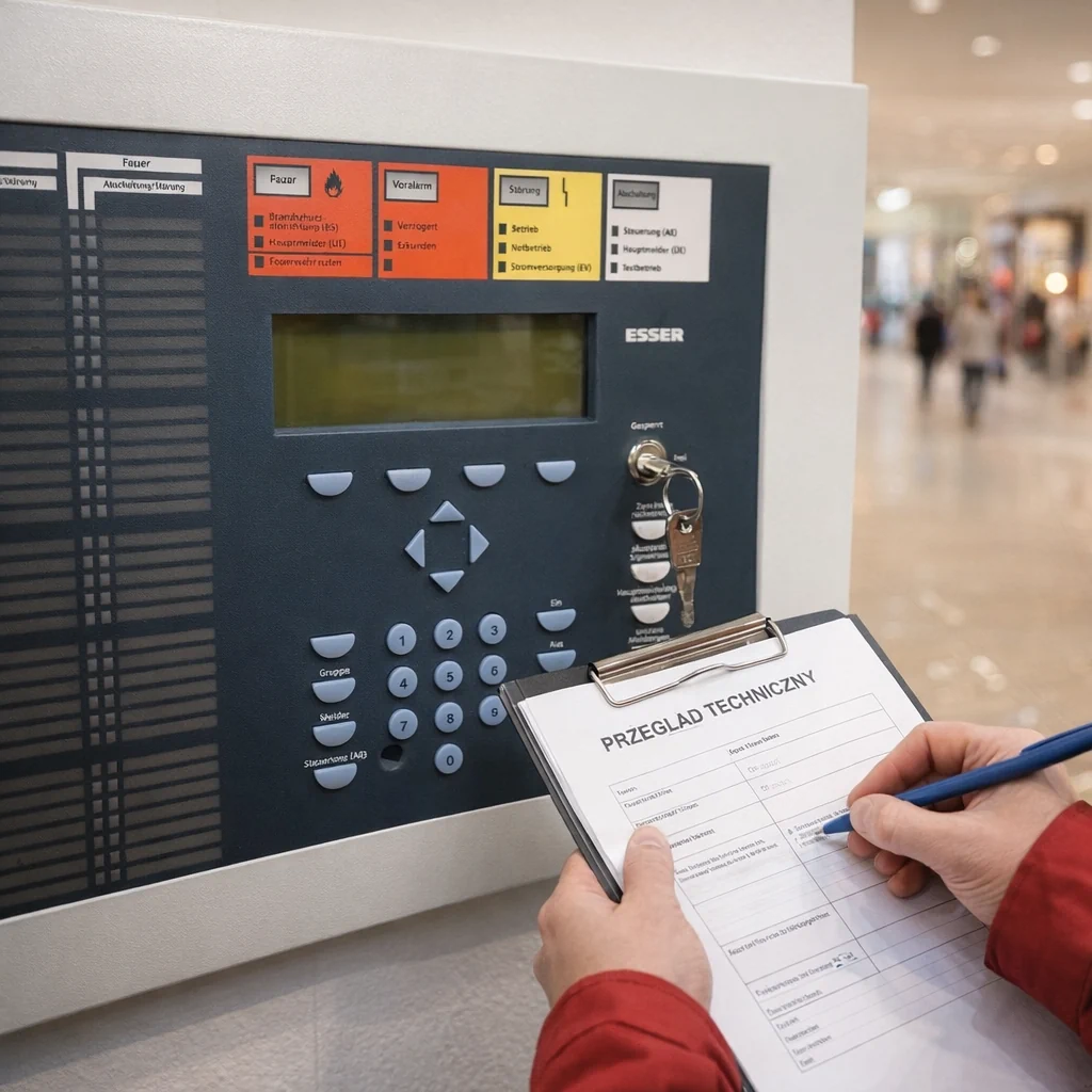 Przegląd techniczny centrali Esser